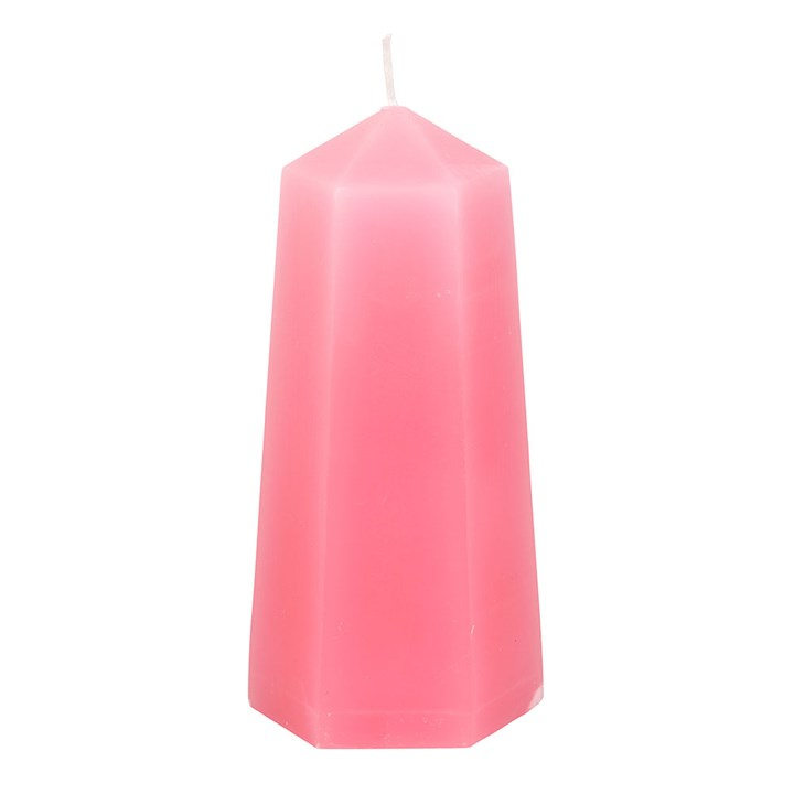 Love Crystal Candle with Rough Rose Quartz 🇬🇧