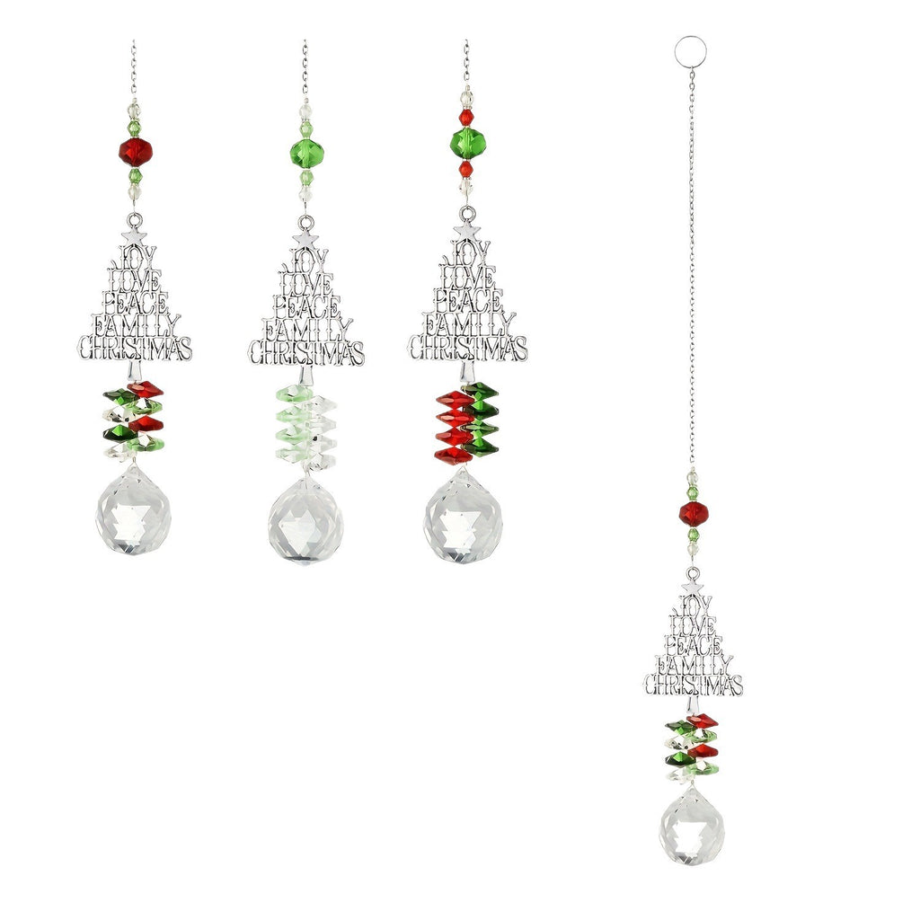 Christmas Sun Catcher Crystal Christmas Tree Pendant 🇨🇳