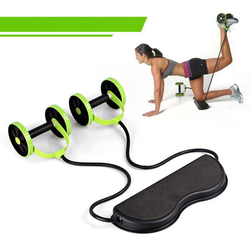 Tension Foldable Revoflex Xtreme Rally Multifunction Pull Rope Wheeled Health Abdominal Muscle Training Home Fitness Equipment 🇨🇳