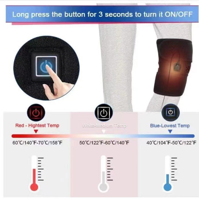 Electric Heating Kneecap Cover Tape Hot Compress Massage Instrument 🇨🇳
