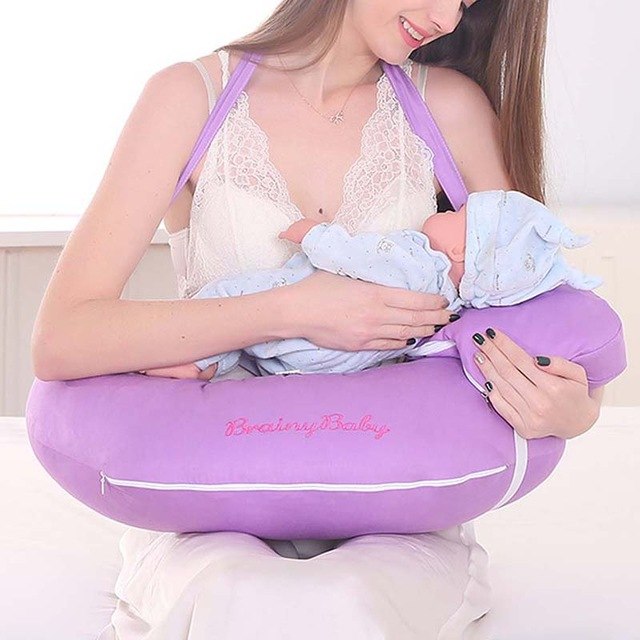 Breastfeeding Pillow Multifunctional Nursing Pillow Newborn Baby Feeding U-shaped Pillow Pregnant Woman Waist Comfort Cushion 🇨🇳