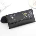 Ladies' Long Wallet With Butterfly Flowers And Simple Loose Change 🇨🇳