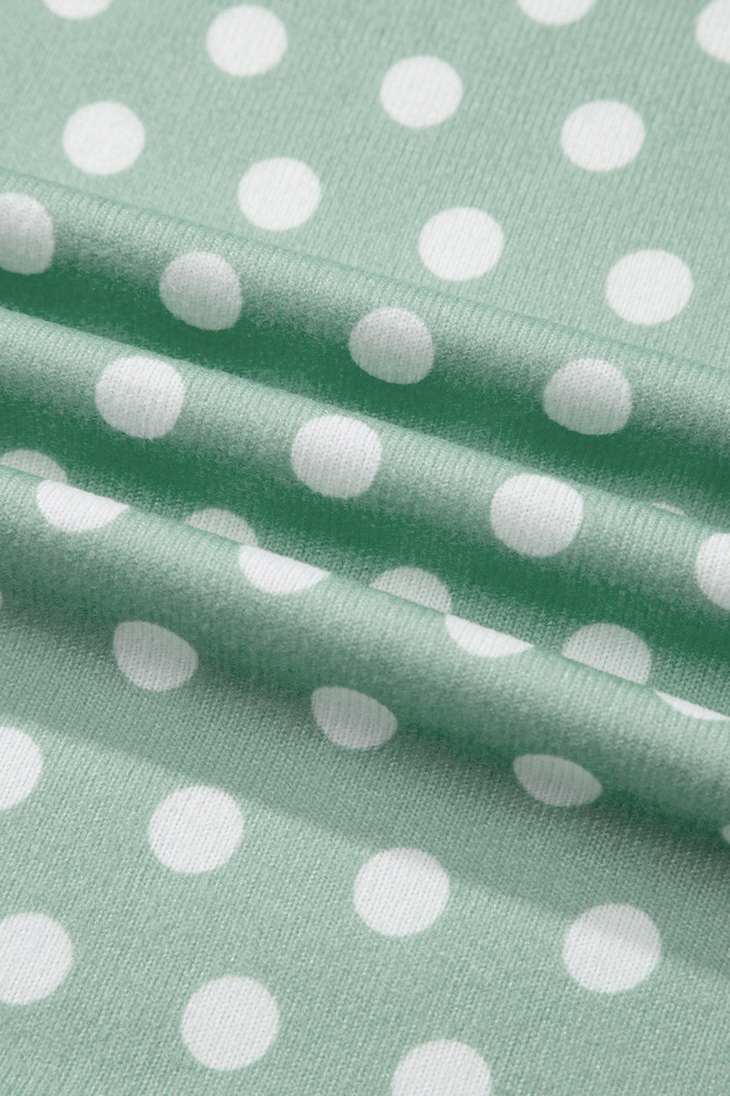 Green Polka Dot Print Short Set 🇺🇸