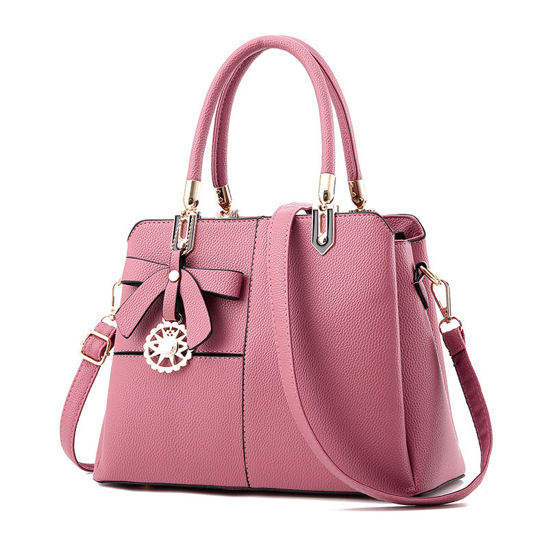 Women's contrast color handbag shoulder bag 🇨🇳