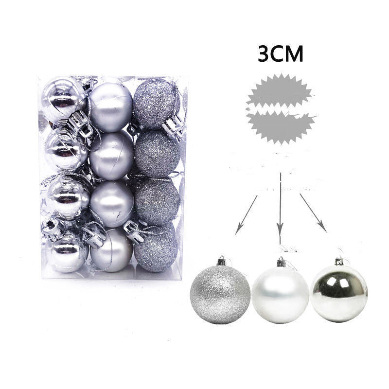 3cm Festive Christmas Ball Blow Molding Electroplating Ball 🇨🇳