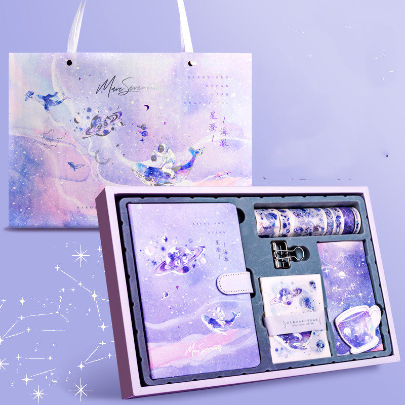 Gift Box Cute Loose-leaf Journal Book Stationery Suit 🇨🇳