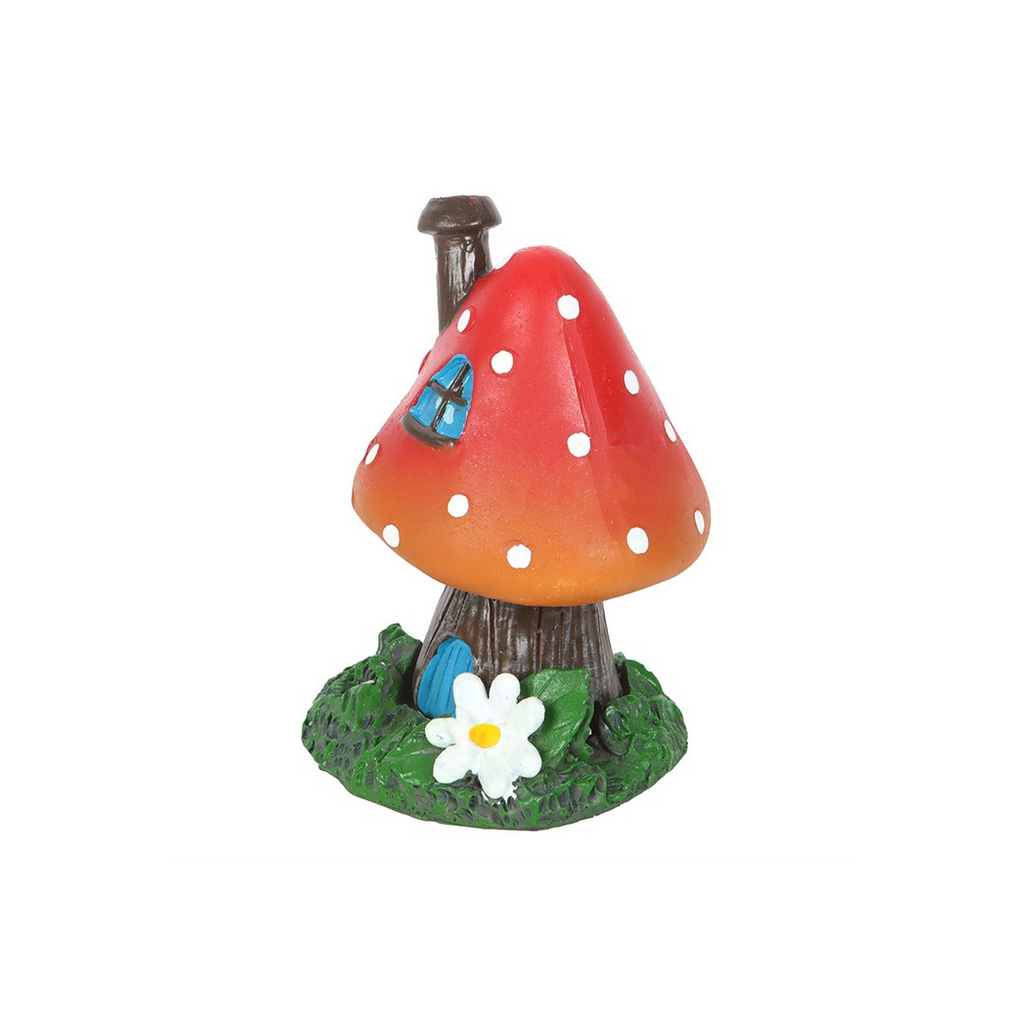 Red Smoking Toadstool Incense Cone Holder 🇬🇧
