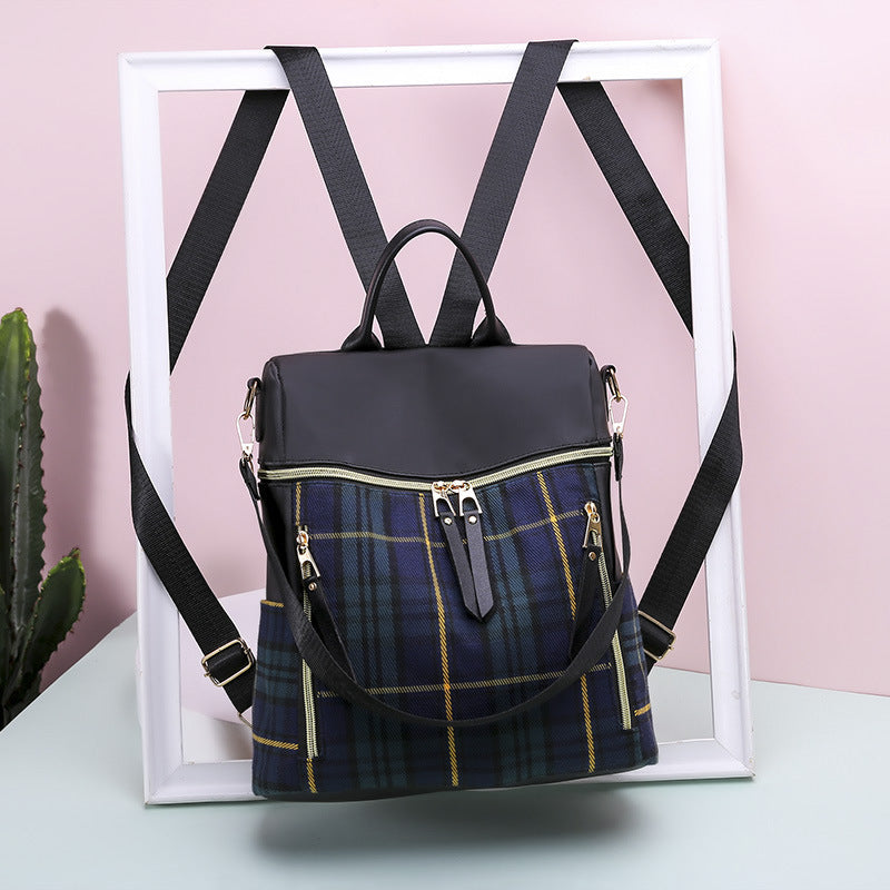 Plaid Gingham Backpack 🇨🇳