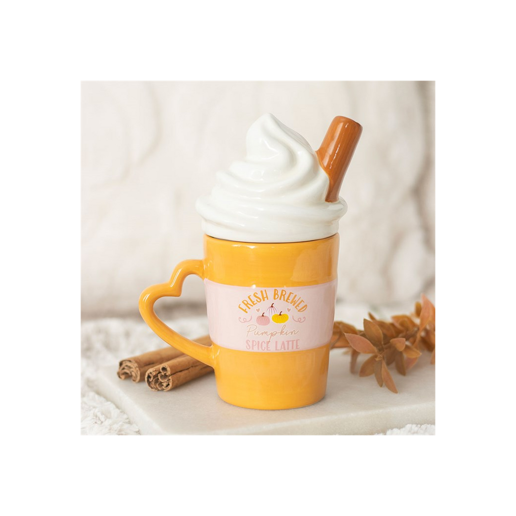 Fresh Brewed Pumpkin Spice Latte Lidded Mug 🇬🇧