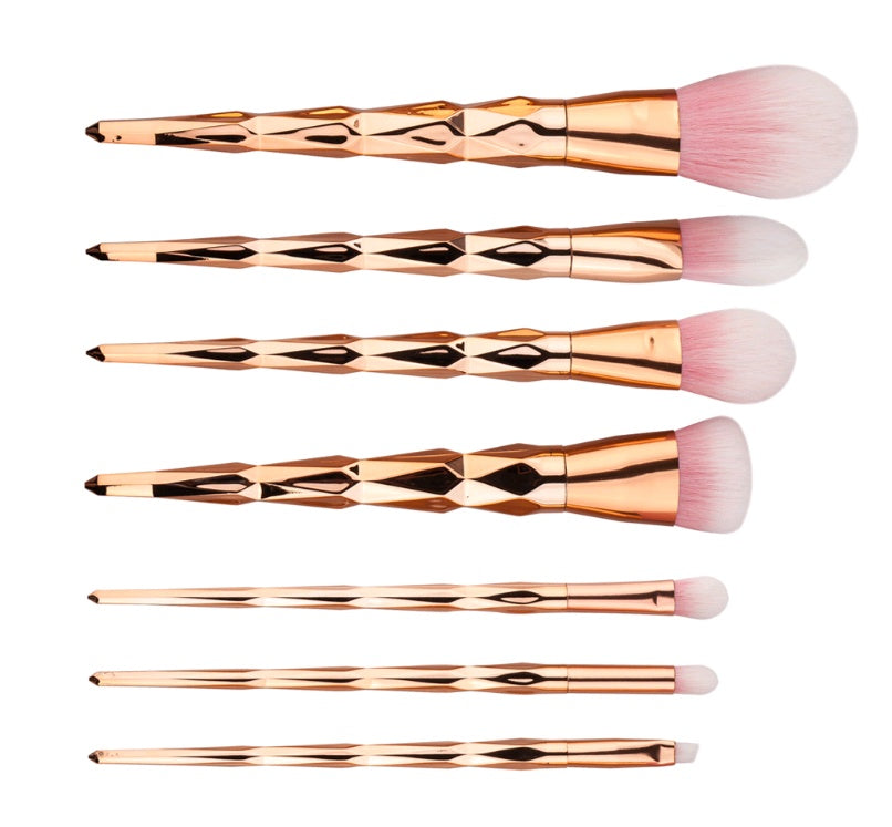 7 makeup brushes, makeup tools, diamond makeup brush foundation brush 🇨🇳