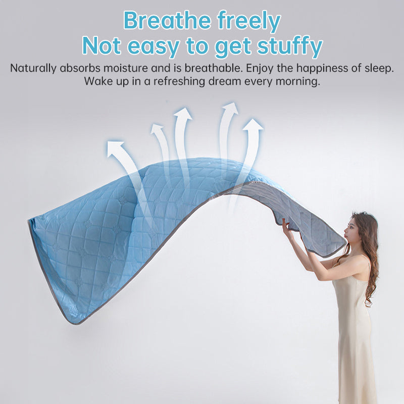 Grade A Cooling Blanket: Soft, breathable, king/queen size, summer lightweight cool comforter 🇨🇳