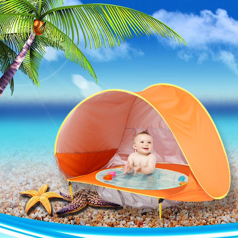 Baby Beach Tent Portable Shade Pool UV Protection Sun Shelter For Infant 🇨🇳