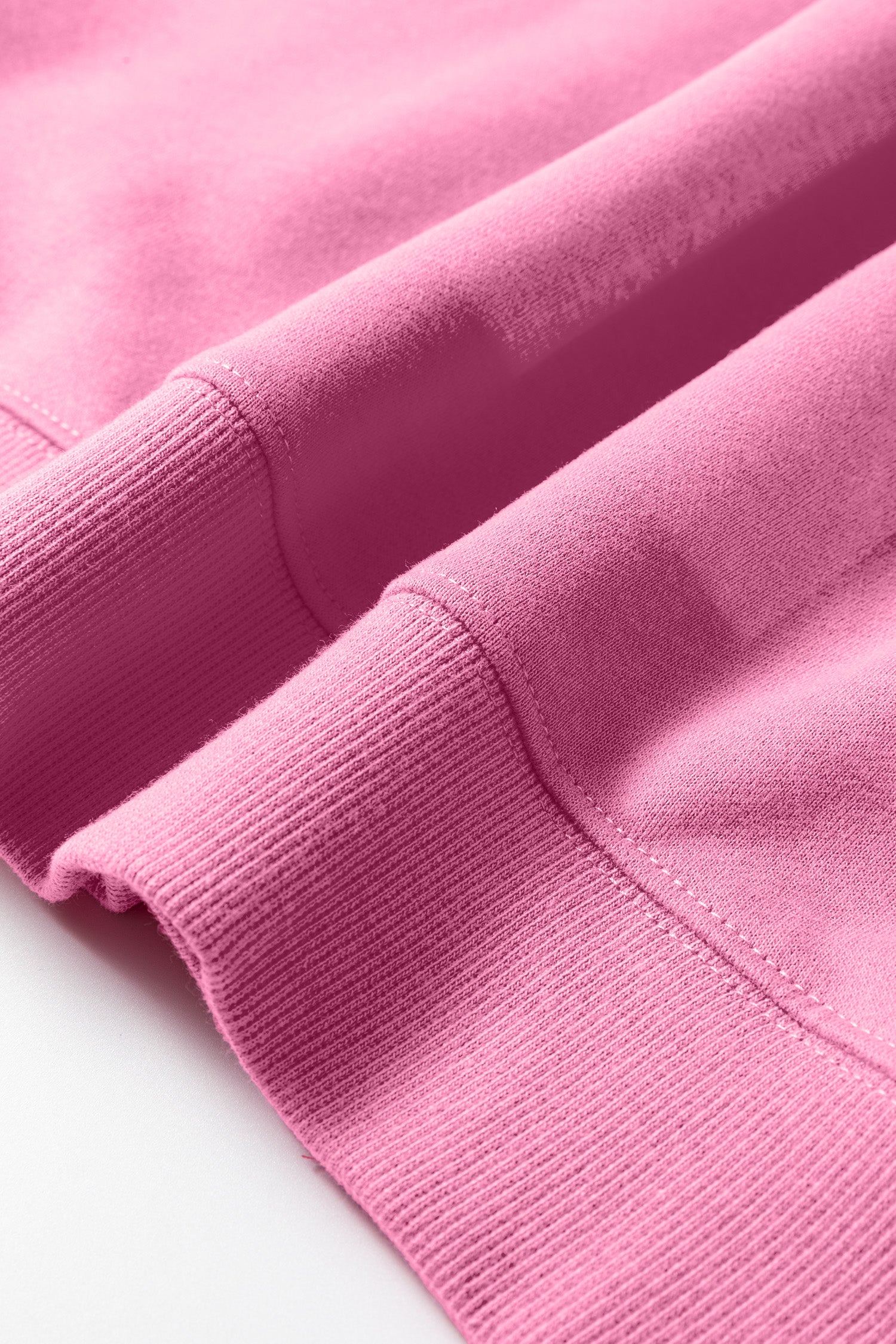 Bright Pink Oversize Blessed Embroidered Mock Neck Sweatshirt 🇺🇸