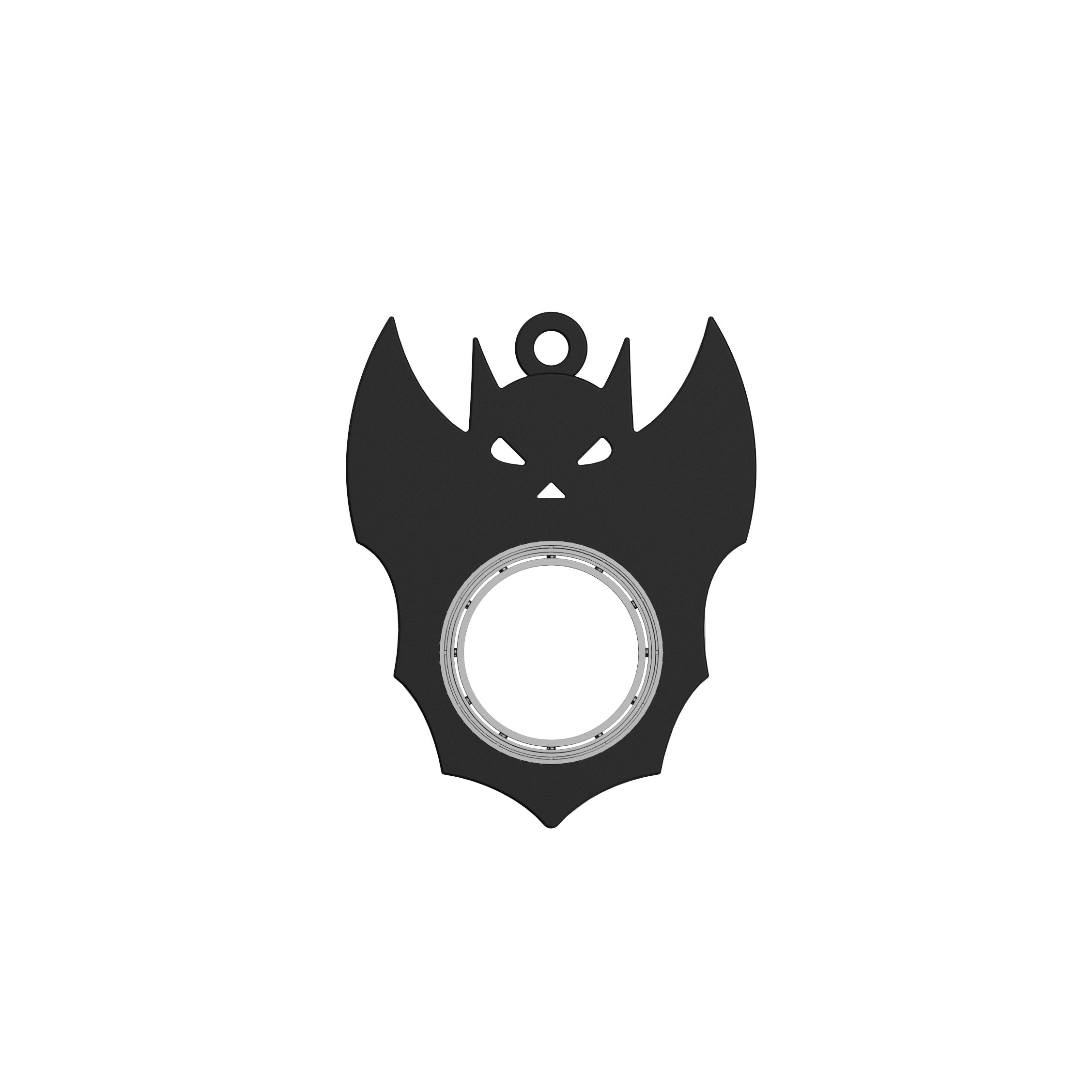 Halloween Creative Fidget Spinner Toy Bat Demon Ghost Keychain Hand Spinner Anti-Anxiety Toy Relieves Stress Bottle Opener Kids Toy 🇨🇳