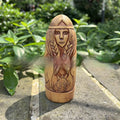 Leisure Nordic Viking God Wooden Statue 🇨🇳