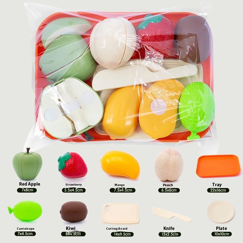Children Play House Emulational Fruit Slicer Educational Toys 🇨🇳