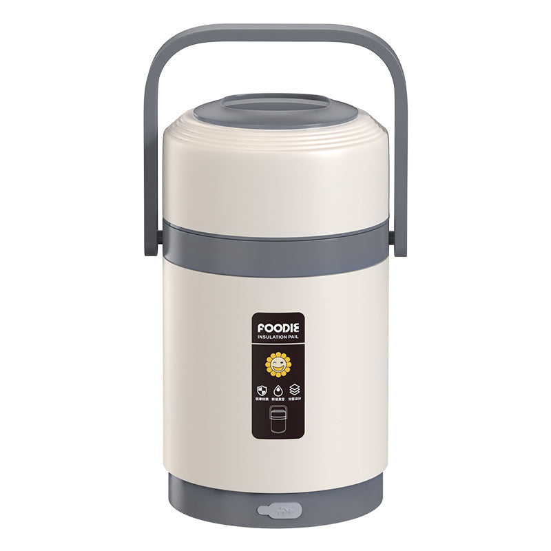 Double layer portable insulated lunch box thermostatic pot 🇨🇳
