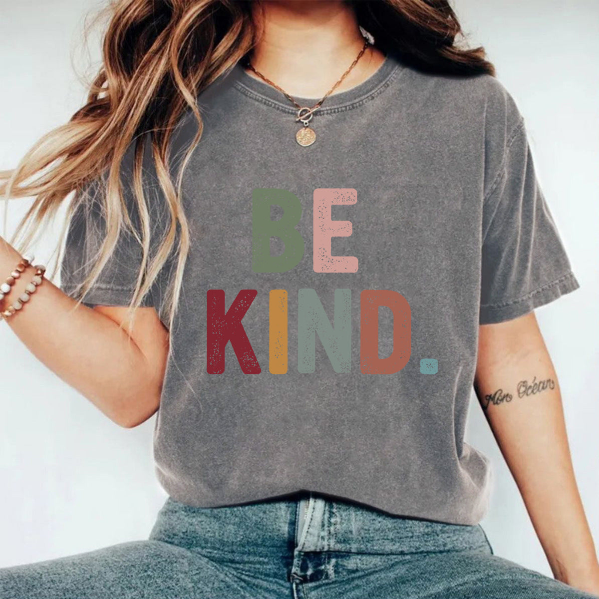 Make vintage T-shirts with printed designs 🇨🇳