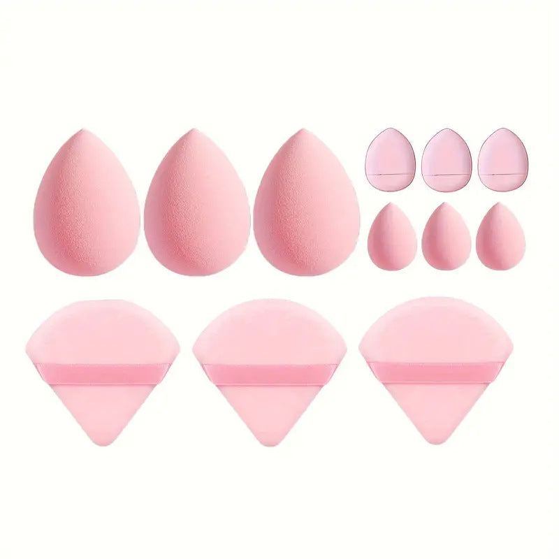 12Pcs Makeup Sponge Blender Beauty Egg Foundation Sponges 🇨🇳