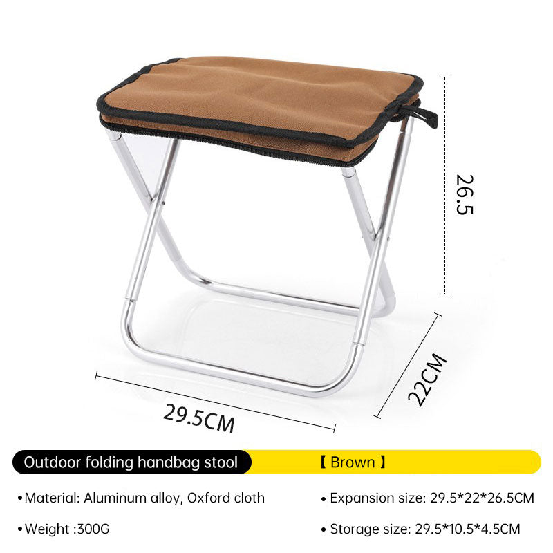 Outdoor Folding Ultra Light Camping Chair Portable Bench 🇨🇳