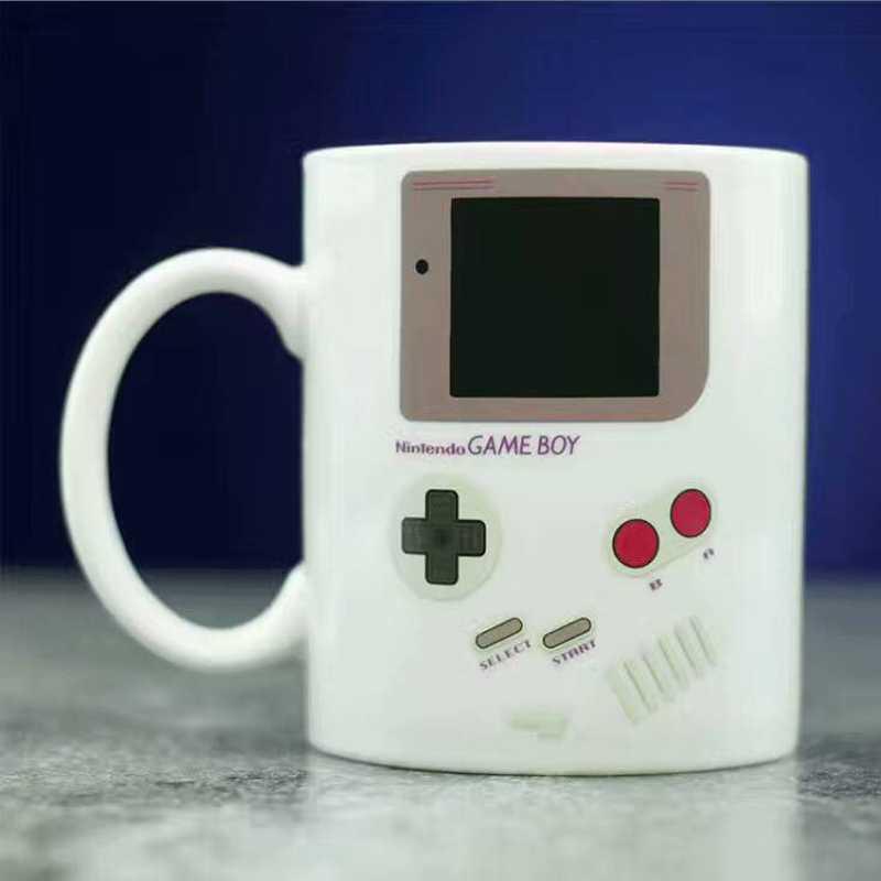 Retro Game Machine Mark Color Changing Cup Student Thermal Warm Coffee Cup 🇨🇳