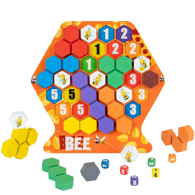 Honeycomb Versatile Puzzle Game to Exercise Spatial Logic/Thinking, Building Blocks, Focus Interaction Toys 🇨🇳
