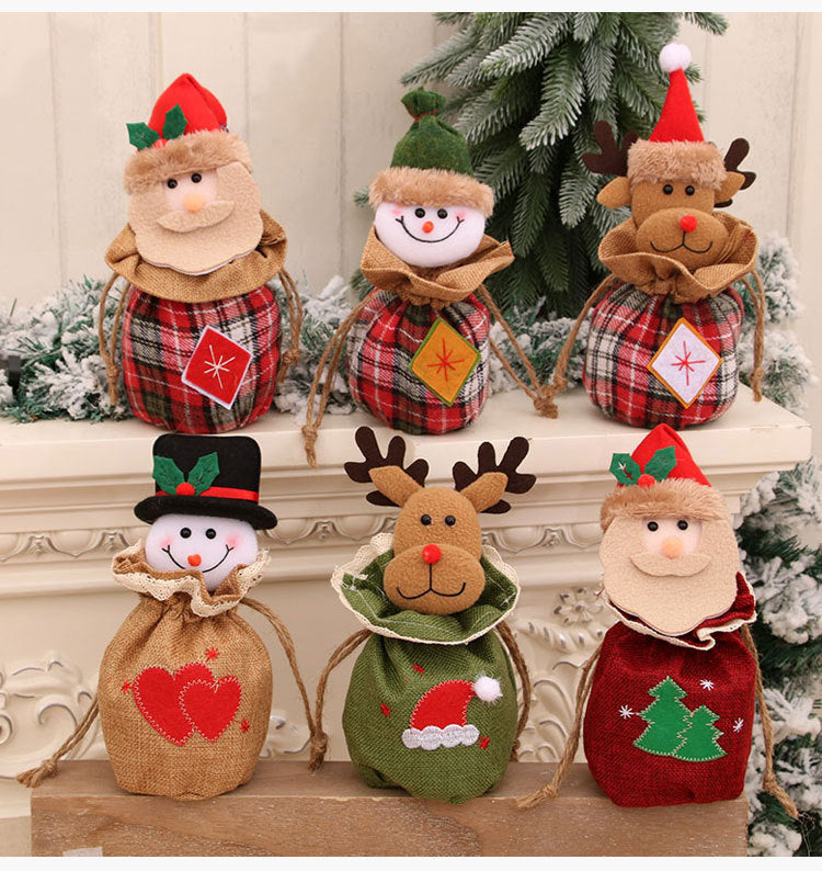 New Christmas Children's Knitted Wool Christmas Eve Goodie Bag 🇨🇳