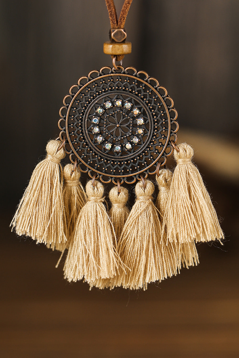 Multicolor 3pcs Bohemian Retro Tasseled Pendant Necklace 🇨🇳