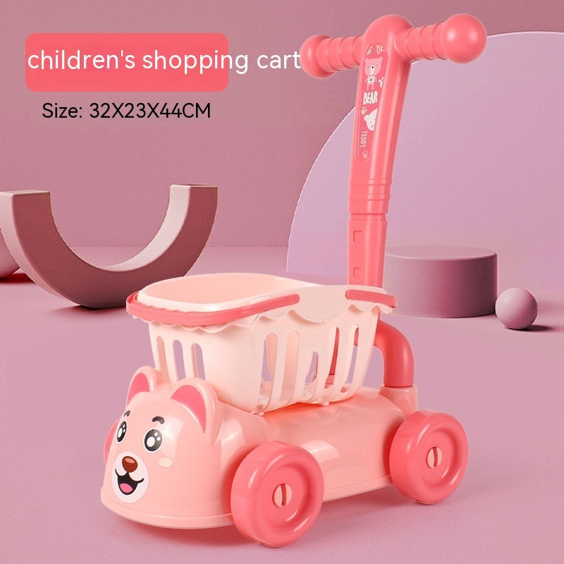 Children's Supermarket Kitchen Toy Simulation Trolley 🇨🇳