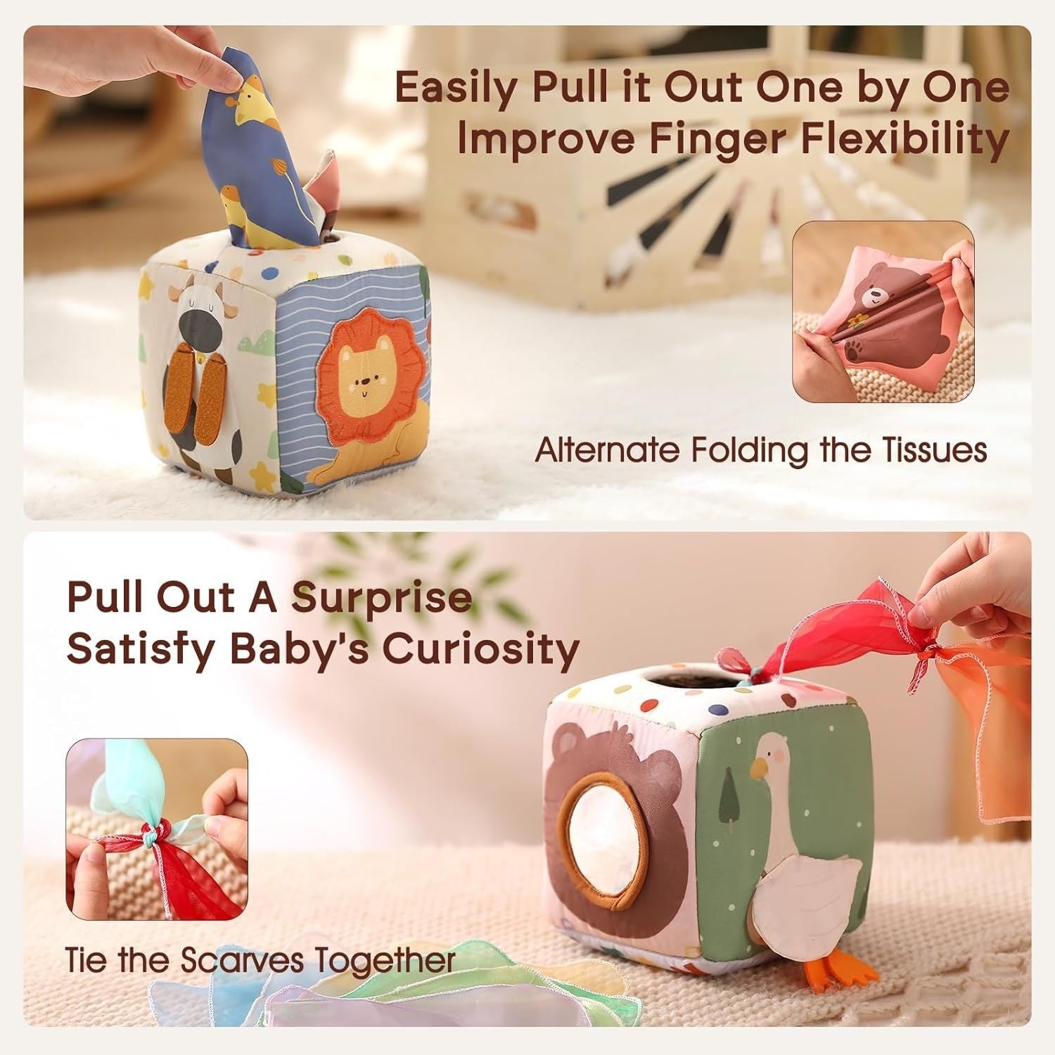 Early Childhood Education Plush Comfort Doll Grasping Training Toy 🇨🇳