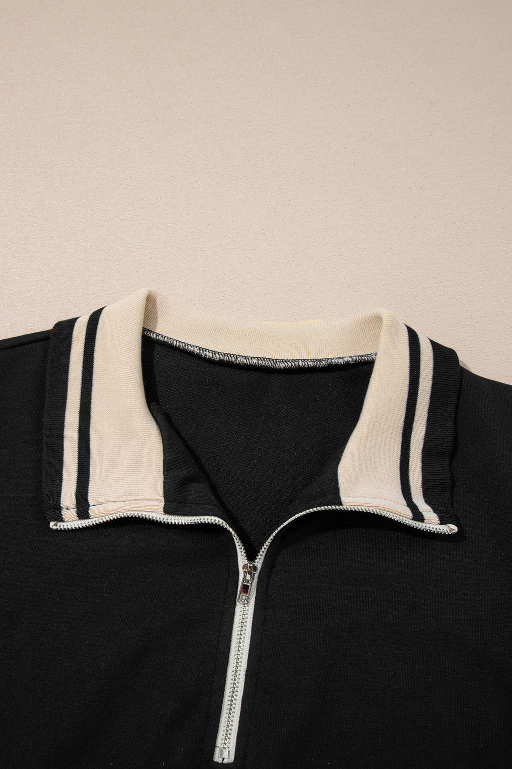 Black Striped Webbing Trim Preppy Polo Tee Dress 🇺🇸