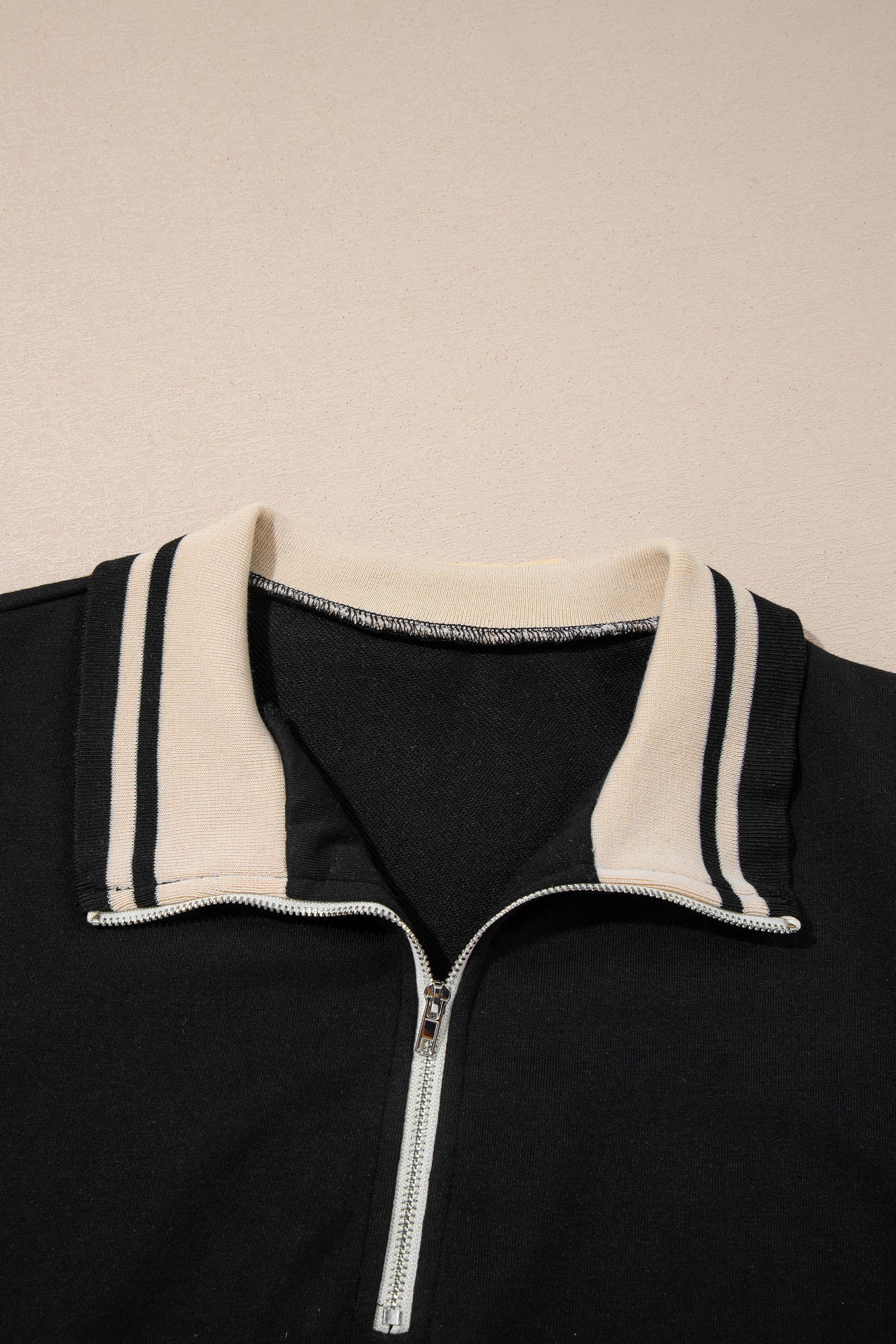 Black Striped Webbing Trim Preppy Polo Tee Dress 🇺🇸