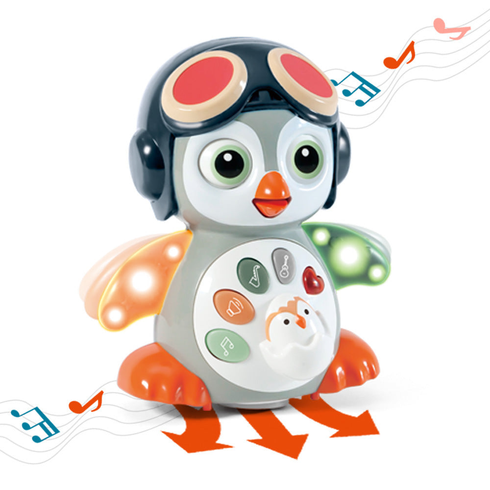 Electric Universal Light Music Swing Dancing Penguin Toys 🇨🇳