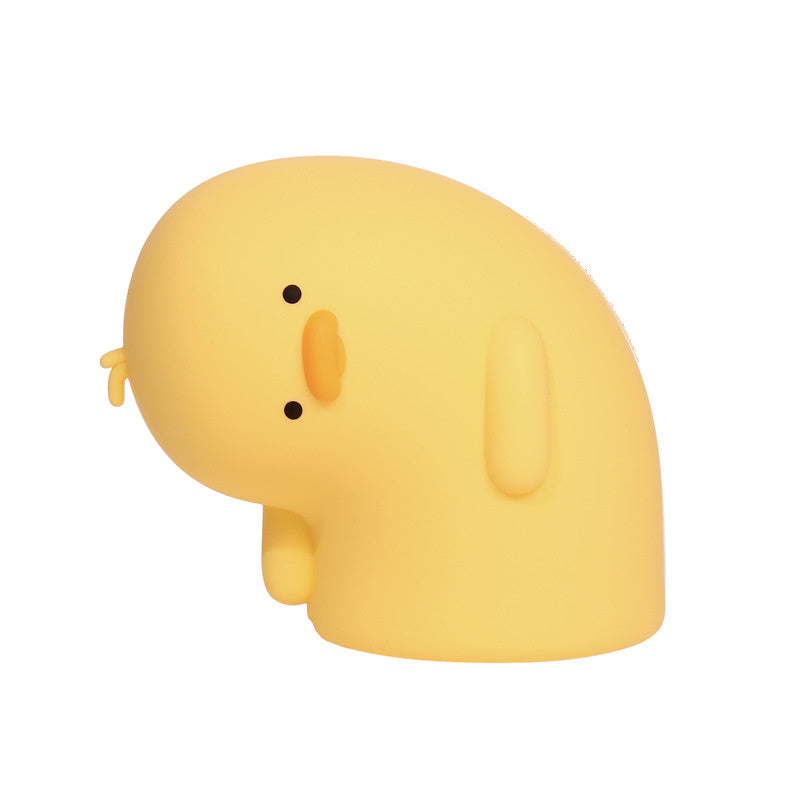 Cute Duck LED Night Light USB Rechargeable Nightlights Silicone Lamp Touch Soft Mood Light Child Kid Gift Bedroom Decor 🇨🇳