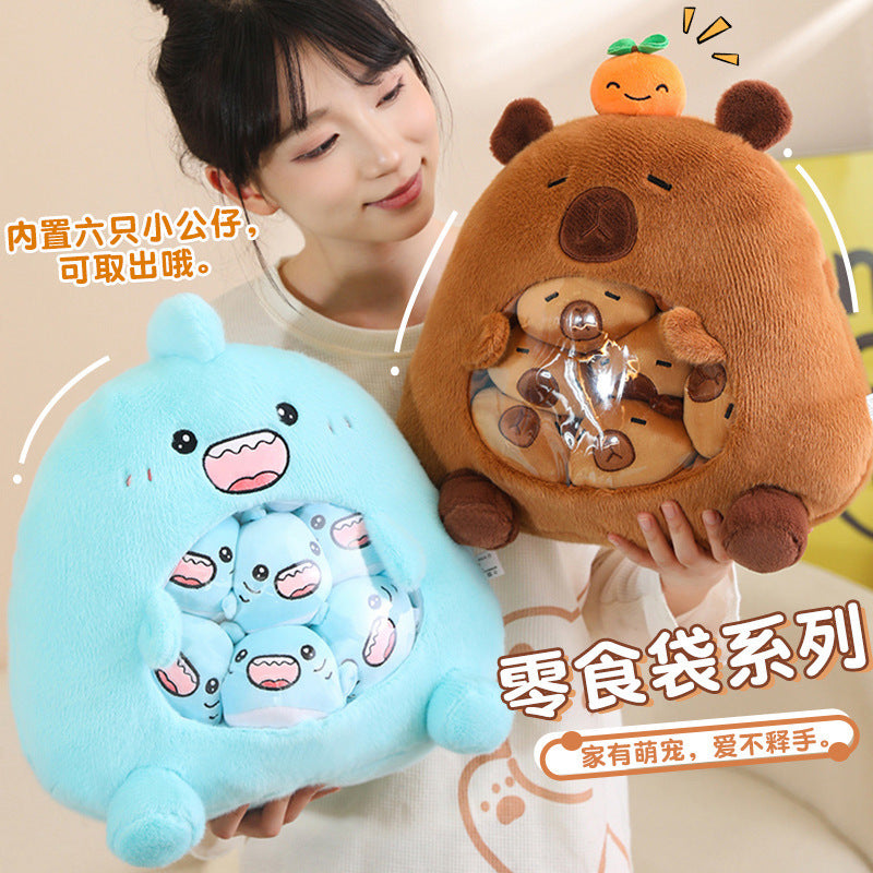 Snack Bag Capabala Doll Decompression Plush Toy Pillow 🇨🇳