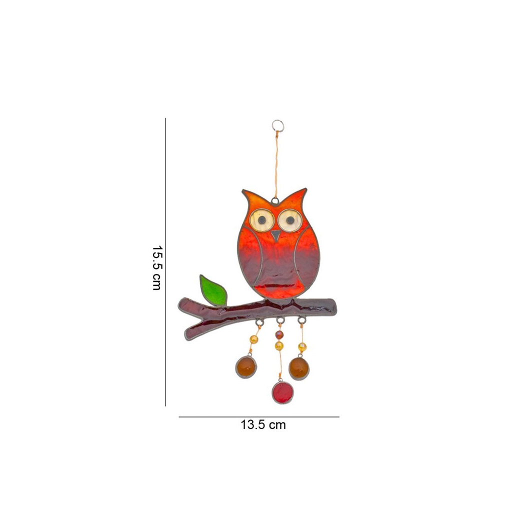 Owl On A Branch Suncatcher 🇬🇧