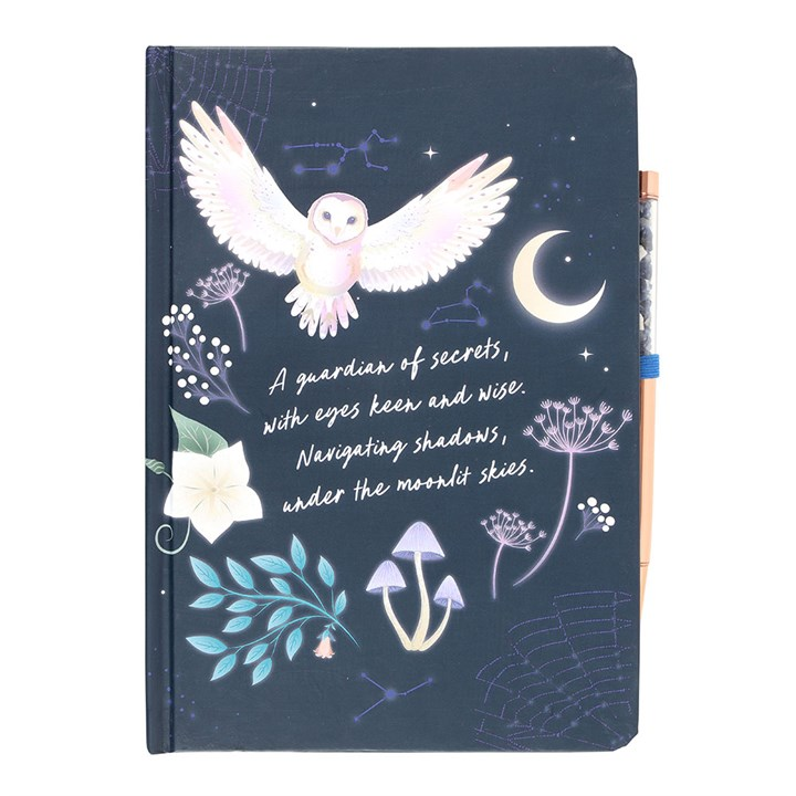 Night Owl Journal with Sodalite Pen 🇬🇧