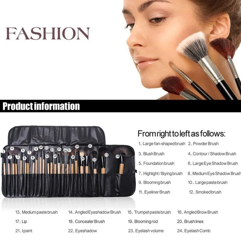 Gift Bag Of 24 Pcs Makeup Brush Sets 🇨🇳