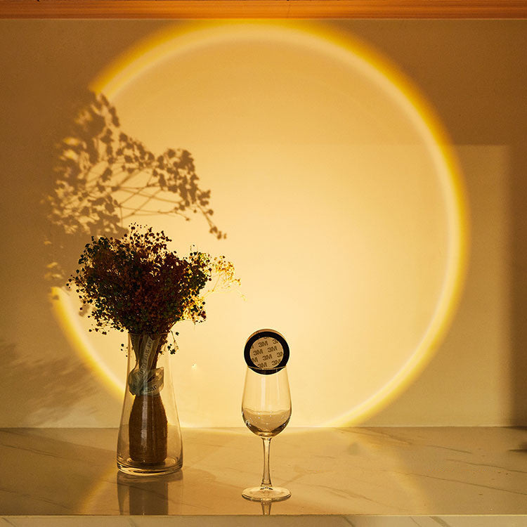 Led Lights Wireless Closet Kitchen Lights Under Furniture Battery Powered Sunset Nightlight Wall Lamp Bedroom Decoration Cabinet 🇨🇳