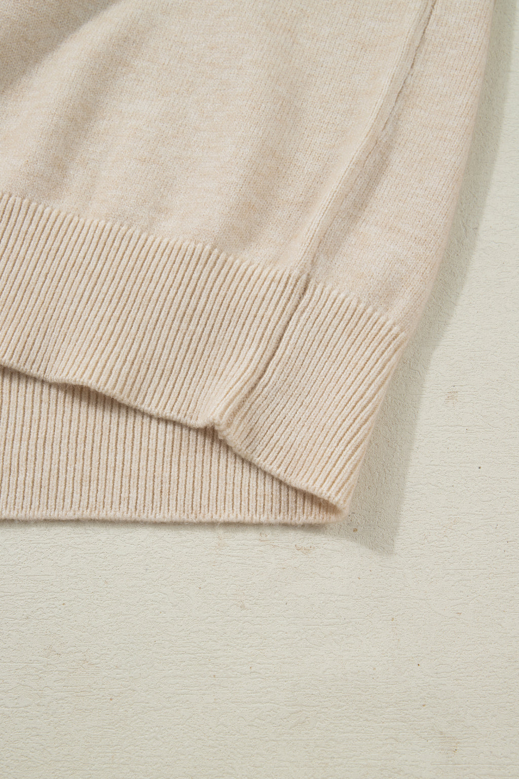 Jet Stream Lace Trim Patchwork Buttoned Cuffs Loose Sweater 🇺🇸