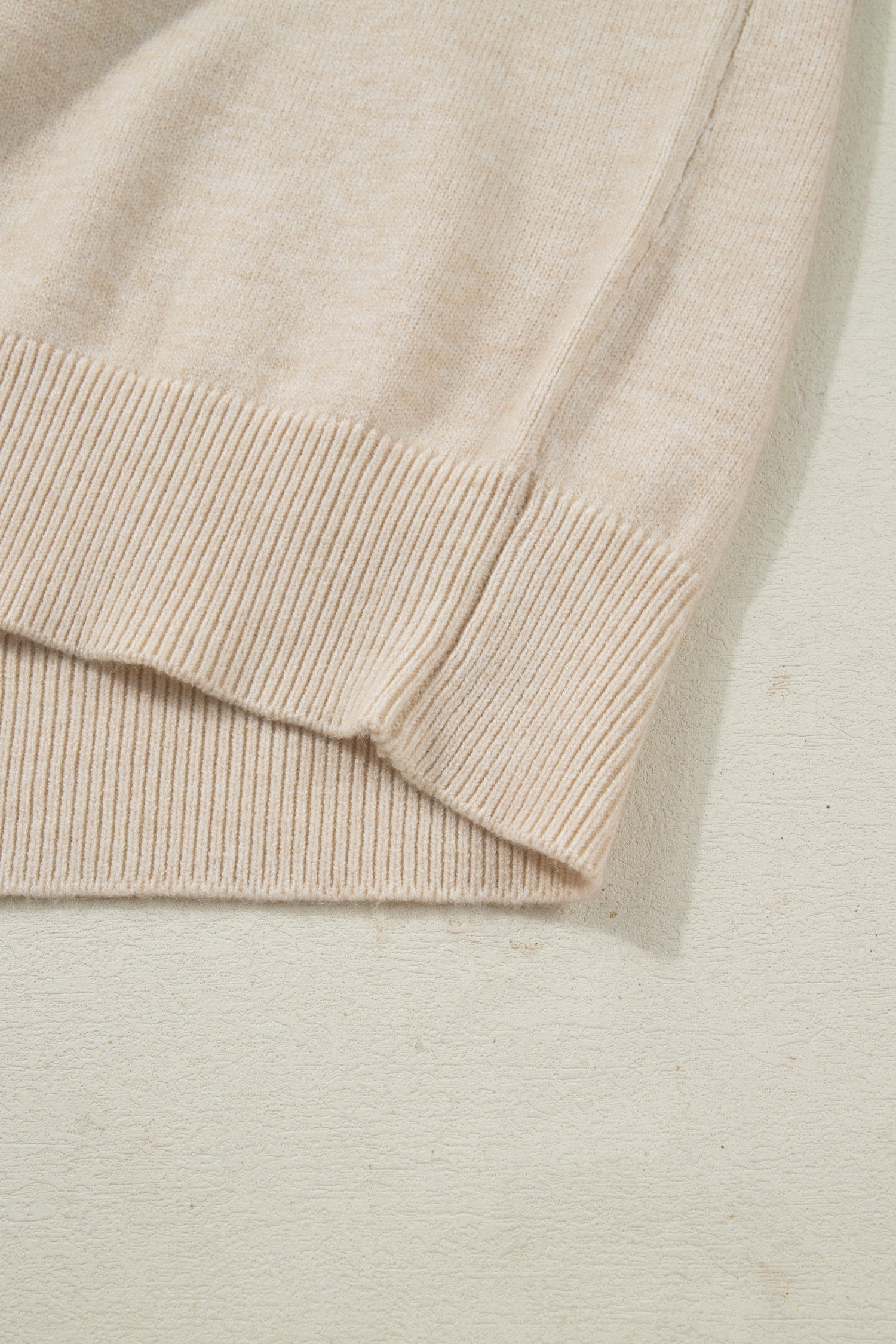 Jet Stream Lace Trim Patchwork Buttoned Cuffs Loose Sweater 🇺🇸