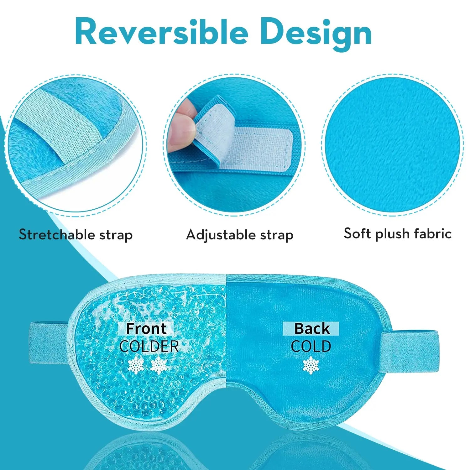 Cooling Eye Mask with Gel Bead (Reusable) 🇨🇳