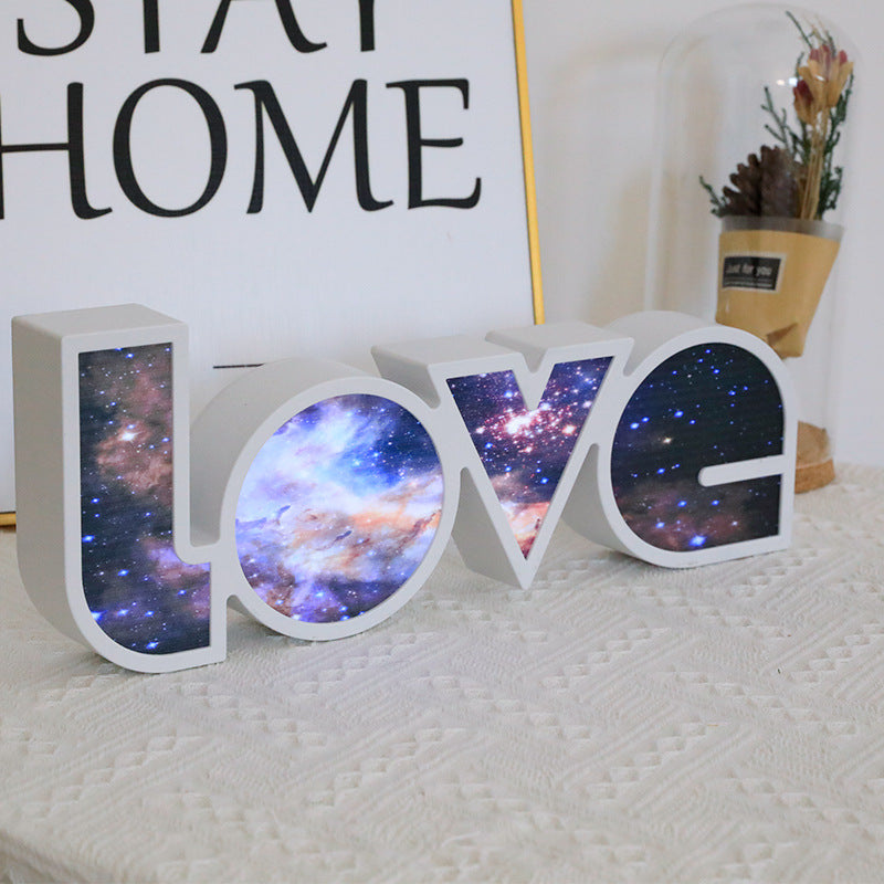 Led Decorative Love Light Box English Letters Modeling Lights 🇨🇳