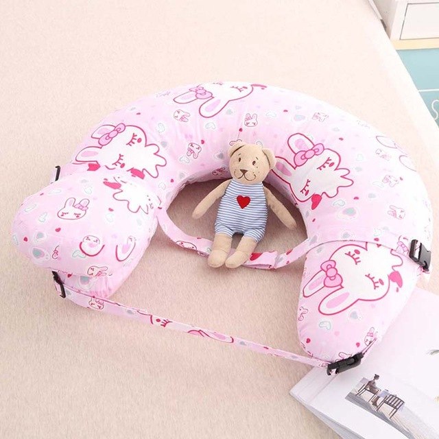 Breastfeeding Pillow Multifunctional Nursing Pillow Newborn Baby Feeding U-shaped Pillow Pregnant Woman Waist Comfort Cushion 🇨🇳