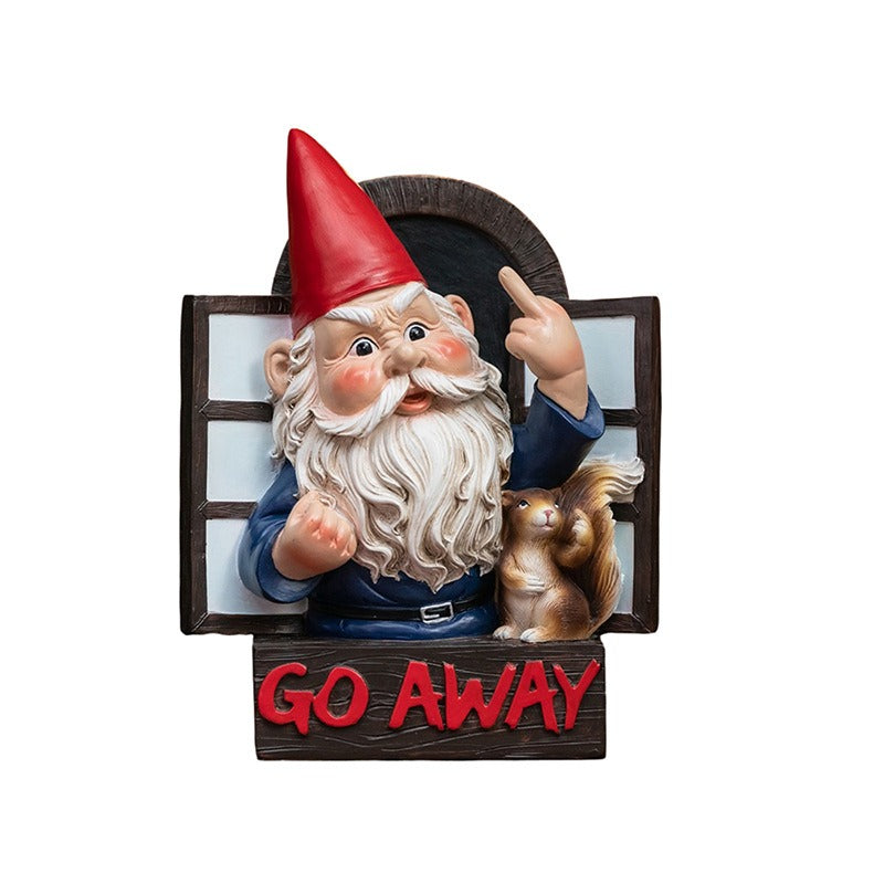 Garden Elves Do Not Welcome Dwarf Hangers Decorative Resin 🇨🇳