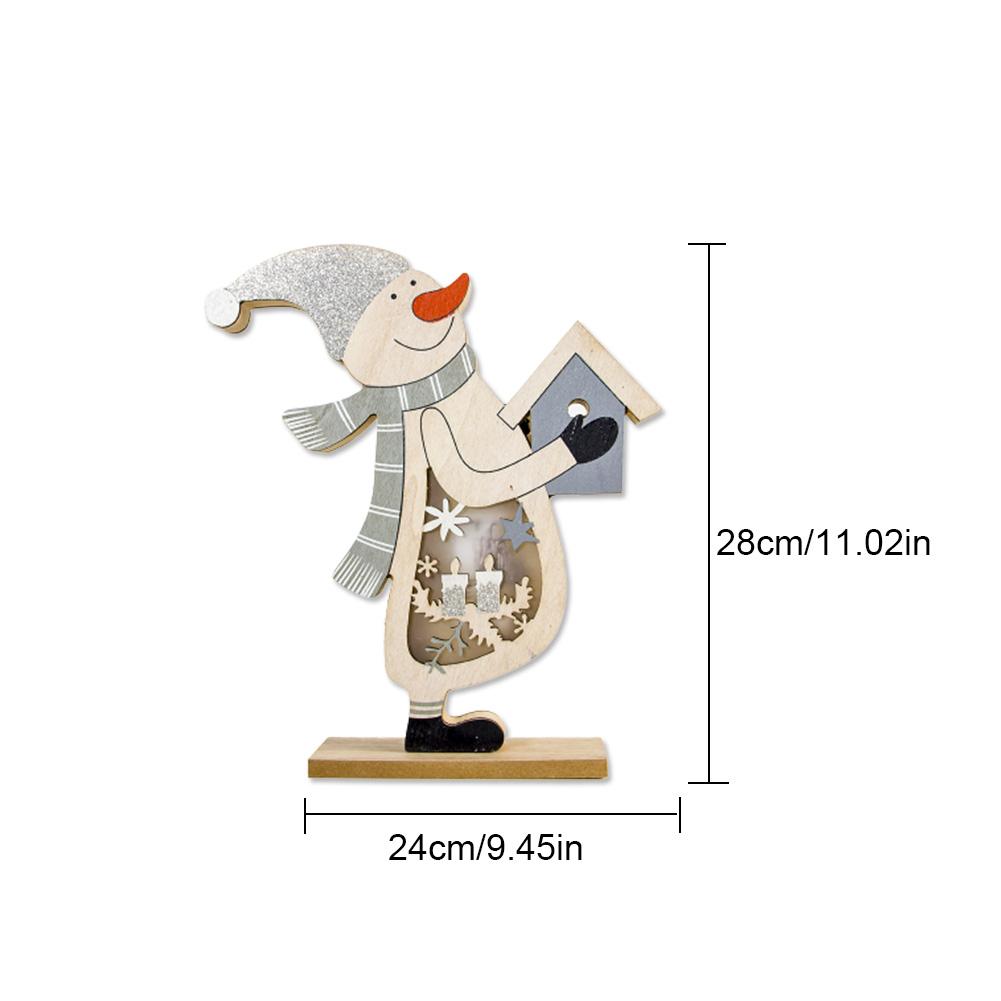 Christmas Wooden Table Light Christmas Tree Growing Ornament Bedside Lamp AAA Battery-powered Decoration 🇨🇳