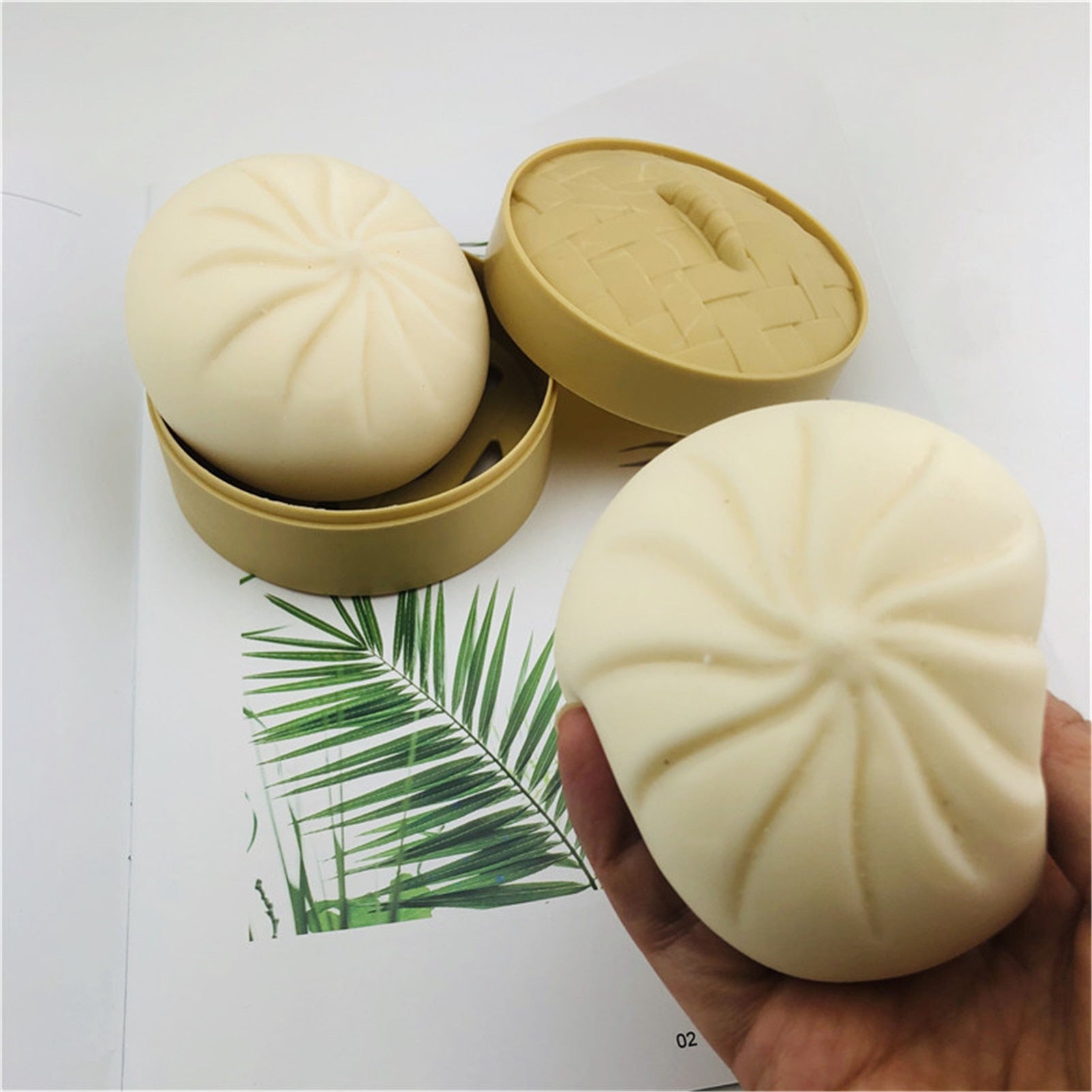 Stress Relief Toy Decompression Sensory Fidget Toy Unzip Toy Steamed Stuffed Bun Simulation Fidget Toy Set 🇨🇳