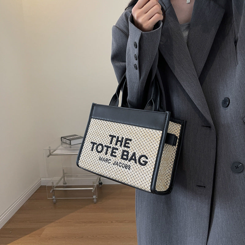 Designer summer woven bag purse The Tote bags Womens New High Quality Luxury Pu Leather Tote Bags 🇨🇳