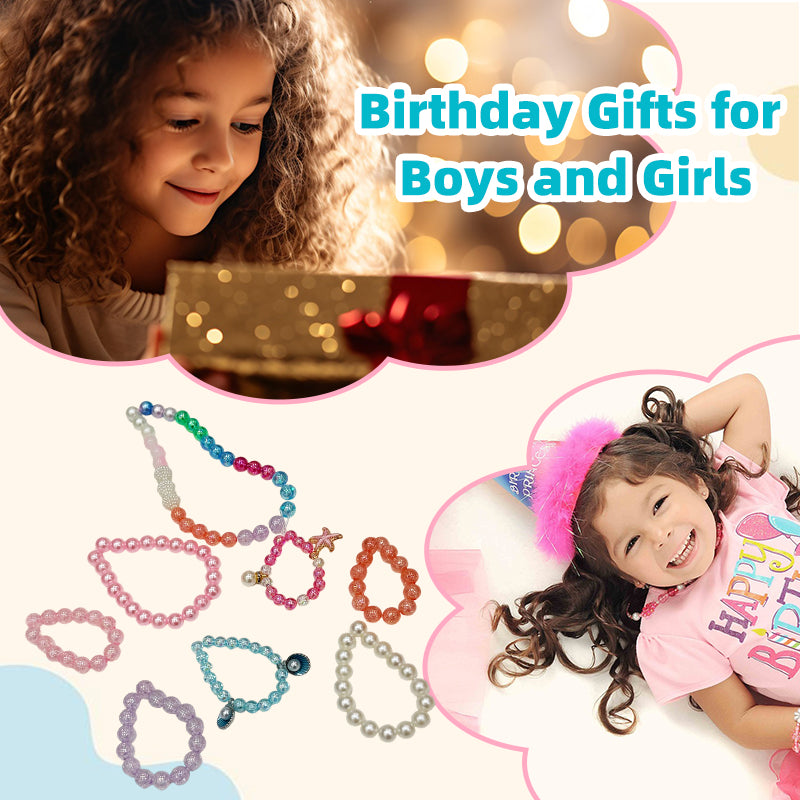 2 Box About 1190pcs Ocean Beads Bracelet Making Kit for Beginner Age 6-12 Girls Gifts Coloured Big Hole Bead for Jewellery Making Necklace DIY Arts and Crafts Gift 🇬🇧