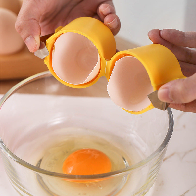 Creative egg opener Portable fast egg beater Egg shell opener Kitchen 🇨🇳
